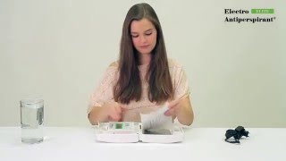 Iontophoresis Electro Antiperspirant® ELITE  Video tutorial [upl. by Ymij]