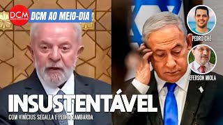 Governo brasileiro cogita expulsar embaixador de Israel PT faz manifesto contra ato do dia 25 [upl. by Anahs]