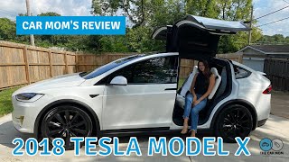 2018 Tesla Model X  CAR MOM TOUR [upl. by Ocire307]