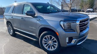 2022 GMC Yukon SLT 53 POV Test Drive amp Review [upl. by Ailec]