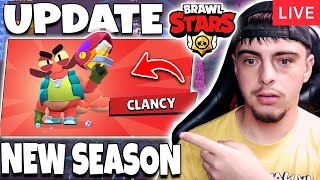 🔴LIVE NOUL UPDATE CHIAR ACUM  BRAWL STARS ROMANIA [upl. by Aikcin]