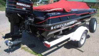 1994 CHECKMATE 186 PULSE175HP MERCURY XRI 2570MPH PULSE 186 OUTBOARD Used Boats  Alexandria [upl. by Daryle]