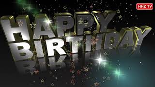 4k Happy Birthday Animated Video  Happy birthday Song  Free Download By HHZ TV [upl. by Ahsenit]