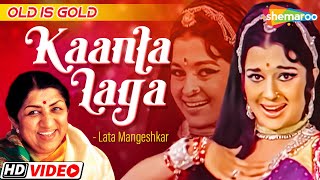 Kaanta Lagaa  Original Version  Video  Lata M  Asha Parekh [upl. by Seidnac]