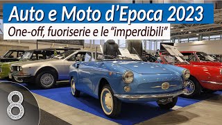 Auto e Moto dEpoca 2023  A Bologna tra oneoff fuoriserie e auto imperdibili [upl. by Martinson819]