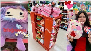 NEW 2024 Valentines Day SQUISHMALLOWS at Walgreens Bigfoots cows and more [upl. by Siron]