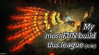 MultiUnleash Chain Fireballs build guide  Path of Exile 36 Synthesis [upl. by Jaime]