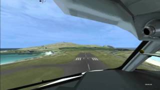 FSX  ORBX Sumburgh ARJ100 Takeoff [upl. by Akimert317]