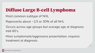 Update on RelapsedRefractory Diffuse Large BCell Lymphoma  LRF Webinars [upl. by Fatsug]