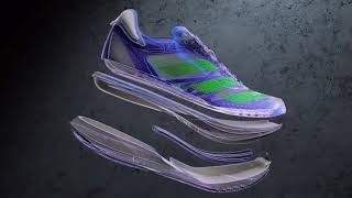 Adizero Adios Pro 2 0 Shoes Blue FY4082 video [upl. by Airdua836]