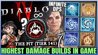 Diablo 4  New Top 5 Best HIGHEST DAMAGE Season 4 Sorcerer Builds Pit Best Build Guide amp More [upl. by Notsecnirp463]