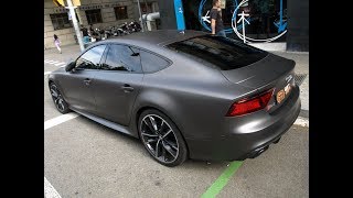 Le cambiarías el color a tu Audi RS7 a Gris Grafito Mate Car Wrapping by Pronto Rotulo [upl. by Kiyoshi]