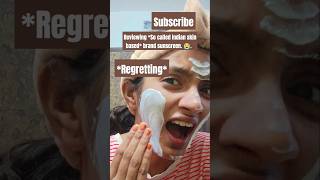 Tried this popular sunscreenHorrible 🤧 sunscreen review tamil song love tamilsong [upl. by Astiram]