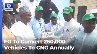 FG Distributes CNG Kits To Commercial Drivers In Kaduna [upl. by Dotti]