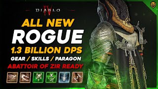 13 Billion DPS Rogue Build Guide  Abattoir of Zir ready Season 2  Diablo 4 Modular Rogue [upl. by Eixirt]