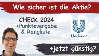 Unilever Aktienanalyse 2024 Wie sicher ist die Aktie günstig bewertet [upl. by Drof140]