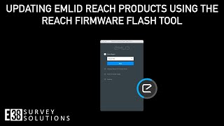 Updating Emlid Reach Products Using the Reach Firmware Flash Tool Latest [upl. by Nilek544]