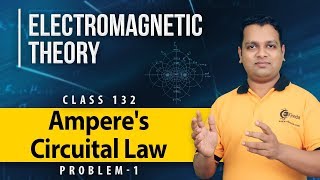 Amperes Circuital Law  Problem 1  Steady Magnetic Field  Electromagnetic Theory [upl. by Rennie74]