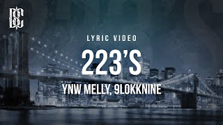 YNW Melly ft 9lokknine  223s  Lyrics [upl. by Neeroc]