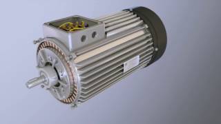 Cinema 4D  Electric motor Animation test [upl. by Dollar]