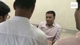 WATCH  Goa CM Pramod Sawant listens to citizens grievances during Janta Darbar in Panaji [upl. by Trevah]