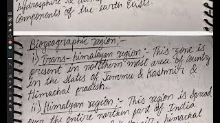 BIOSPHERE amp BIOGEOGRAPHIC REGIONS  ENVIRONMENTAL STUDIES [upl. by Grete]