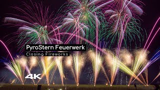 PyroStern Feuerwerk Closing Show Fireworks Vuurwerk [upl. by Ajani]