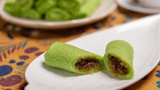 Kuih Ketayap Yang Lembut  Dadar Gulung [upl. by Leunamesoj194]