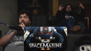 Warhammer 40000 SPACE MARINE 2  Reveal Trailer  The Game Awards 2021  RENEGADES REACT TO [upl. by Aihsaei404]