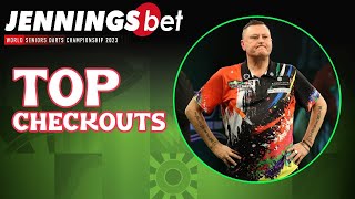 2023 JenningsBet World Seniors Darts Championship Top Checkouts [upl. by Kilk]