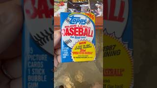 1986 Topps Baseball Pack Rip baseballcards baseball sportscards mlbb packopening packrip mlb [upl. by Ardelia]