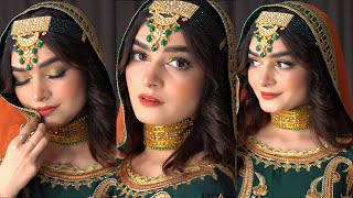 Mehndi Bridal Makeup Tutorial In Detail  Modern Touch  Step By Step For Beginners [upl. by Atnaloj]