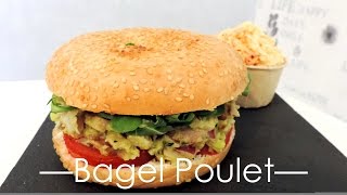 Recette du Chicken Salad Sandwich Bagel  Williams Kitchen [upl. by Leahcimnaj]