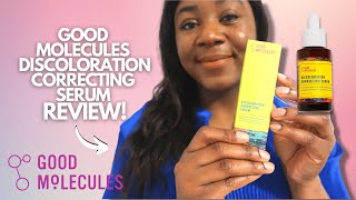 GOOD MOLECULES DISCOLORATION CORRECTING SERUM 2022 REVIEW  DKBReviews goodmolecules serumreview [upl. by Crifasi285]