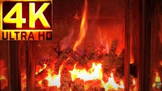 Relaxing Fireplace 4K The Best Instrumental Music 💕 [upl. by Davy]