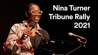 Nina Turner Full Speech at the 2021 Tribune Rally [upl. by Nymassej]