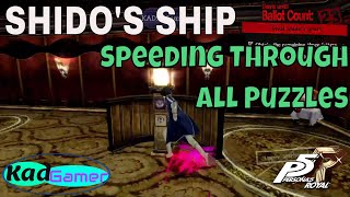 Shido Ship Palace Speed Run Puzzles  Persona 5 Royal 248 [upl. by Vassaux]