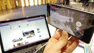 Sony Xperia Z1 Social Live feature demo [upl. by Nivaj]