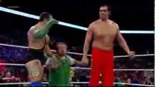 WWE  Santino Marella gets his cobra charmed Smackdown 9272013 [upl. by Pega]