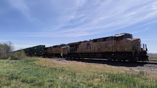 UP Northbound Raddle Illinois 8 April 2024 [upl. by Lehmann750]