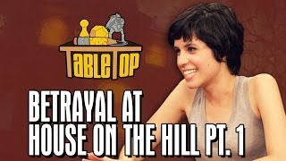 Betrayal at House on the Hill Ashly Burch Keahu Kahuanui Michael Swaim join Wil on TableTop pt1 [upl. by Onateyac]