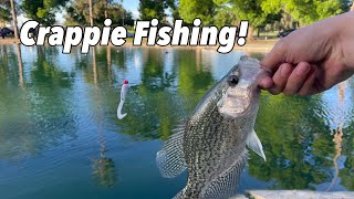 Spring Crappie Fishing Ultralight Rod [upl. by Shantha]