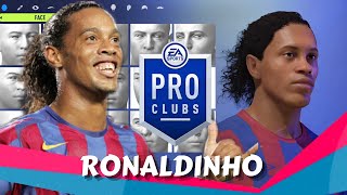 FIFA 22 Ronaldinho Pro Clubs Creation [upl. by Akined]