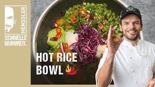 Schnelles Hot Rice Bowl mit Curry Rezept von Steffen Henssler [upl. by Laney352]