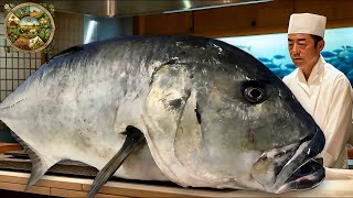 Explore Japanese cuisine Discover the Unique Taste of Giant Trevally [upl. by Winola]