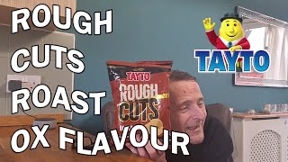 Tayto Rough Cuts Roast Ox Crisps Review [upl. by Assirek]