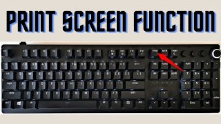 How to Use the Print Screen Function on a Keyboard  how to use print screen button [upl. by Karlik700]