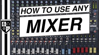 How To Use a Mixer for Live Sound amp Studio Recording [upl. by Tabib292]