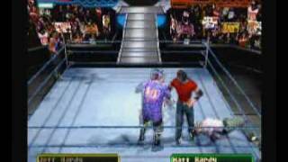 WWF Smackdown 1  The Dudley Boyz VS The Hardy Boyz [upl. by Phelips]