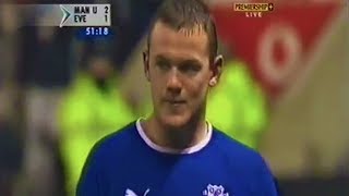 The Day When 18 Years Old Wayne Rooney Played Against Manchester United [upl. by Danyelle]